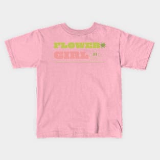 Flower girl 60's retro Kids T-Shirt